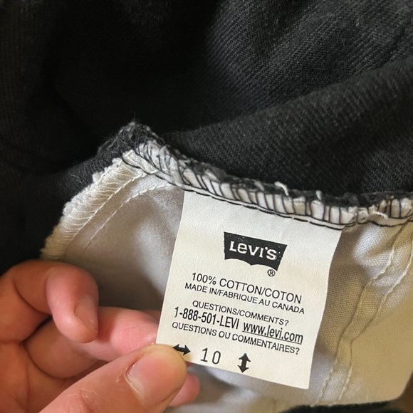 Levi's Black High Rise Women's Jeans - Picture 9 of 9